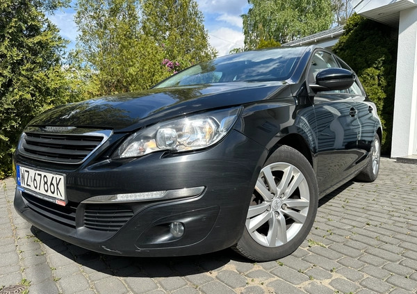 Peugeot 308 cena 27000 przebieg: 214002, rok produkcji 2014 z Błonie małe 172